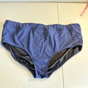 Lands' End Full Coverage Tummy Control High Waist Bikini Bottom Size 22W